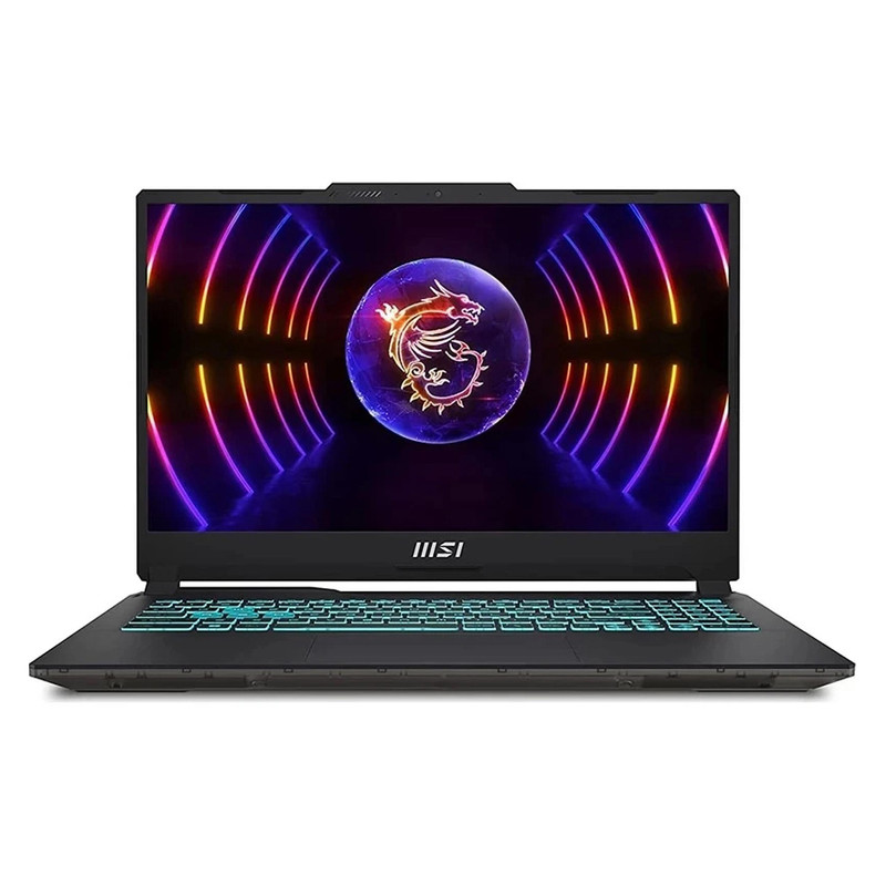 لپ‌تاپ ام اس آی مدل Cyborg 15 A13UDX با پردازنده Core i7-13620H و گرافیک RTX3050 6GB، رم DDR5 16GB، حافظه SSD با ظرفیت 1TB، نمایشگر 15.6 اینچ IPS با وضوح Full HD و نرخ به‌روزرسانی 144Hz، دارای نور پس‌زمینه کیبورد، به همراه کیف
