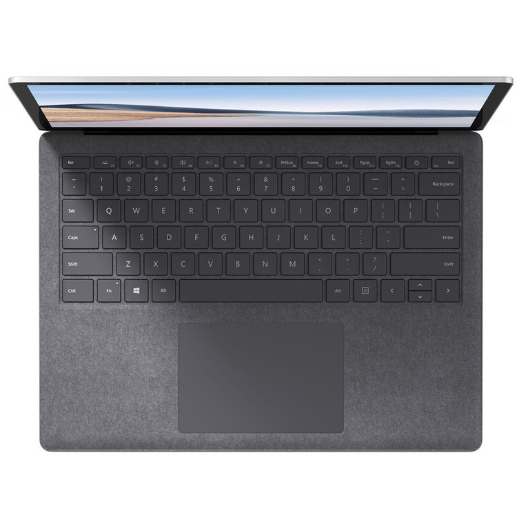 لپتاپ مایکروسافت مدل Surface Laptop 4 با پردازنده Core i7-1185G7، رم LPDDR4X 16GB با فرکانس 4267MHz، حافظه SSD با ظرفیت 512GB، نمایشگر لمسی 13.5 اینچ PixelSense با وضوح 2256x1504 پیکسل، نور پسزمینه کیبورد، سیستمعامل Windows 10