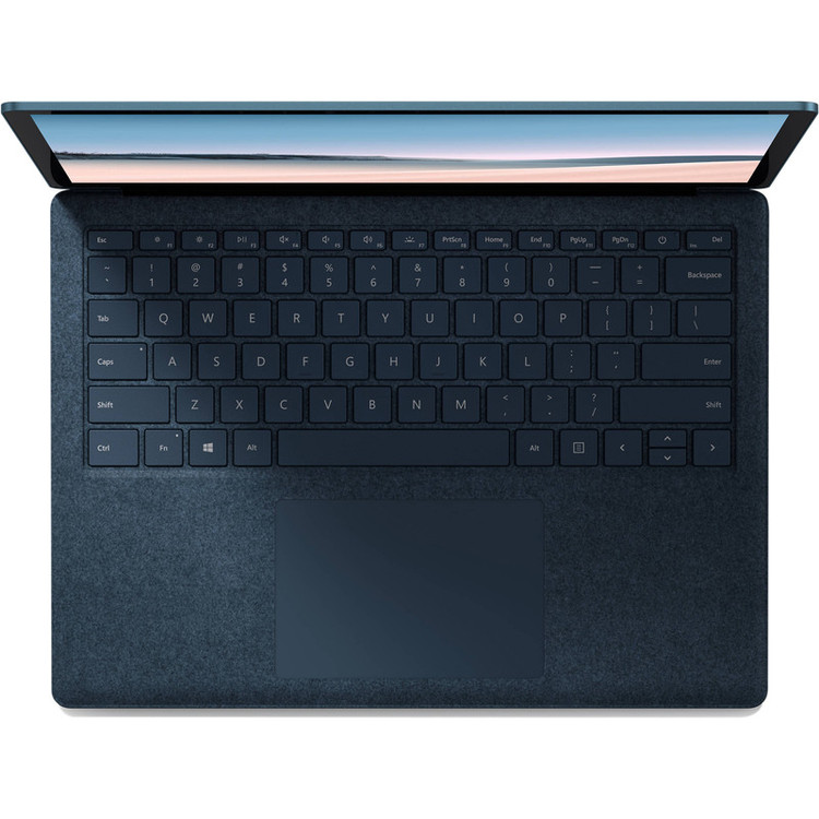 لپتاپ مایکروسافت مدل Surface Laptop 3 با پردازنده Core i5-1035G7، رم 8GB، حافظه SSD با ظرفیت 256GB، نمایشگر لمسی 13.5 اینچ PixelSense با وضوح 2256x1504 پیکسل، نور پسزمینه کیبورد، سیستمعامل Windows 10
